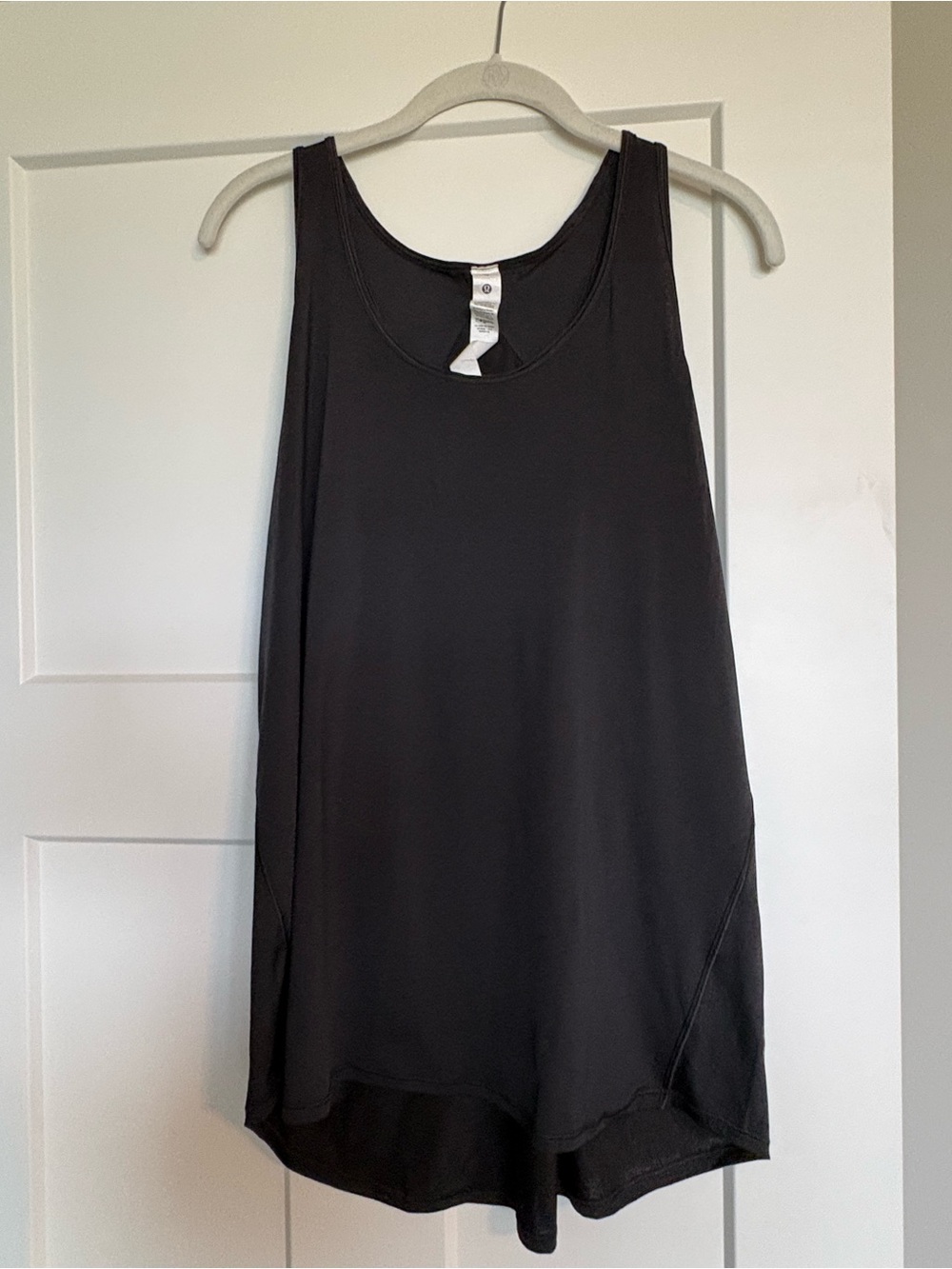lululemon athletica Black Flowy Scoop Neck Tank